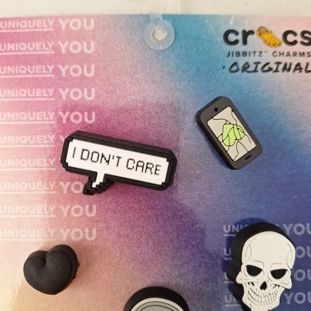 Crocs Charms Jibbitz Uniquely You Ghosting Halloween Holiday, 5 Pack, NEW